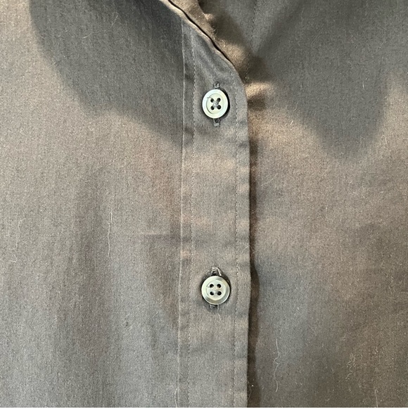 Banana Republic Charcoal Gray Button-Down Top - Picture 2 of 7